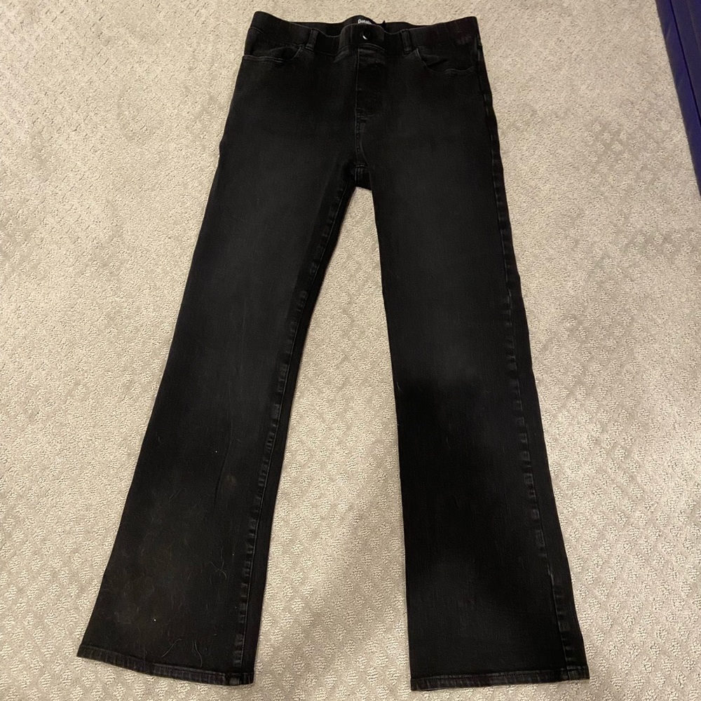 Betabrand Large Long bootcut yoga denim